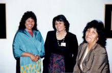 A picture of Dr. Octaviana and her friends